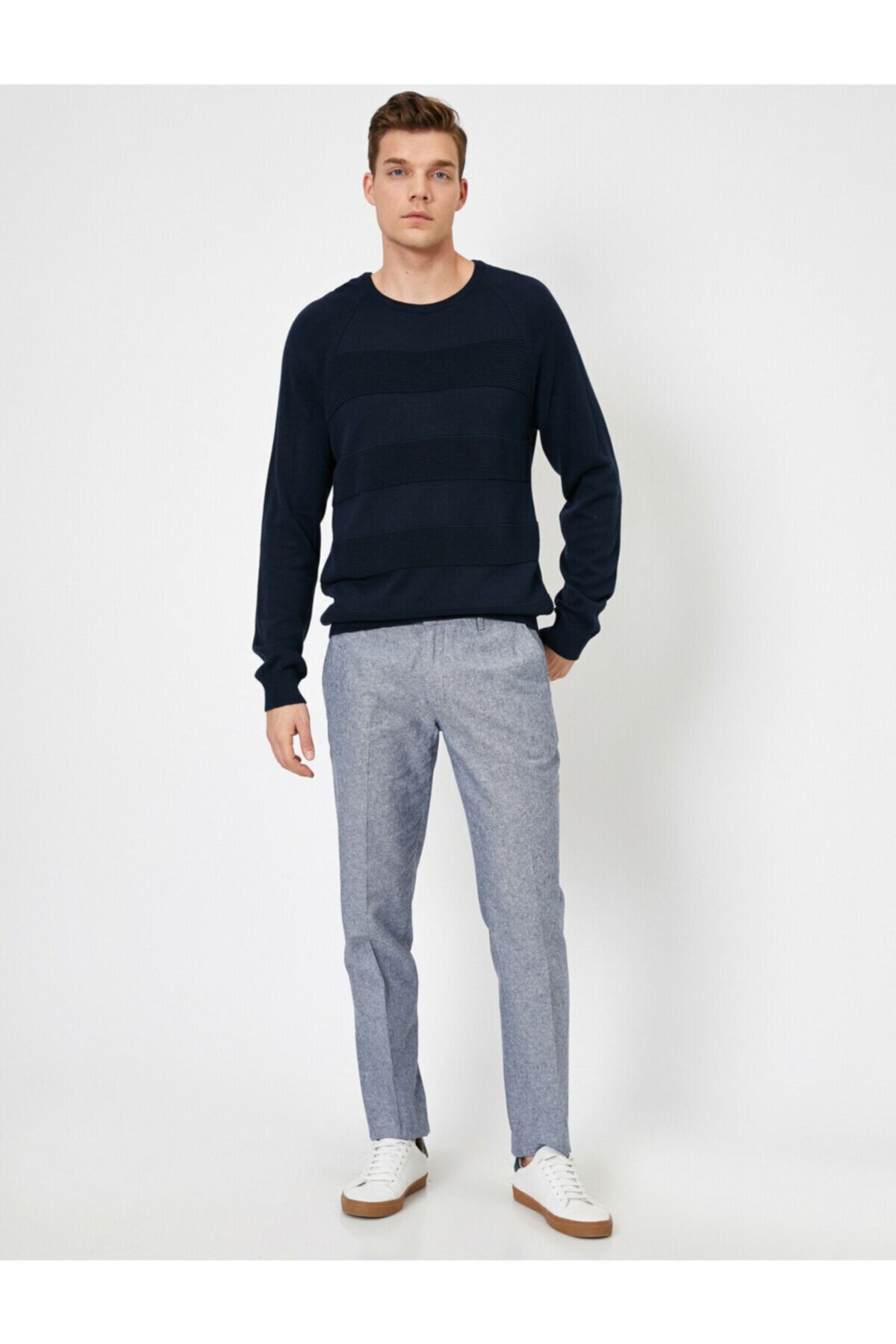 شلوار مردانه آبی اسلیم فیت Slim Fit کوتون Koton