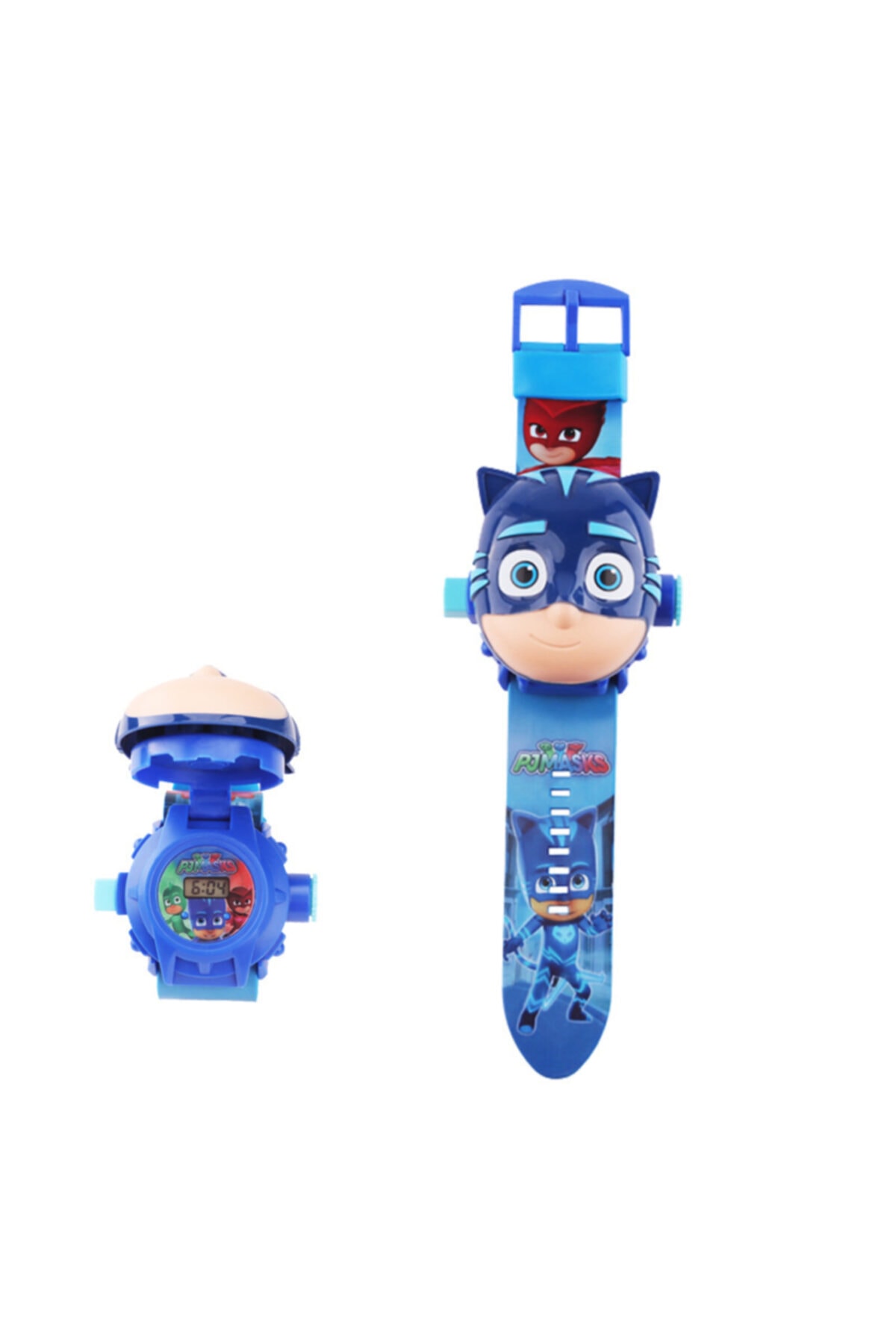 pijamaskeliler pj mask pjmasks pj masks kedi cocuk projeksiyonlu saat fiyati yorumlari trendyol