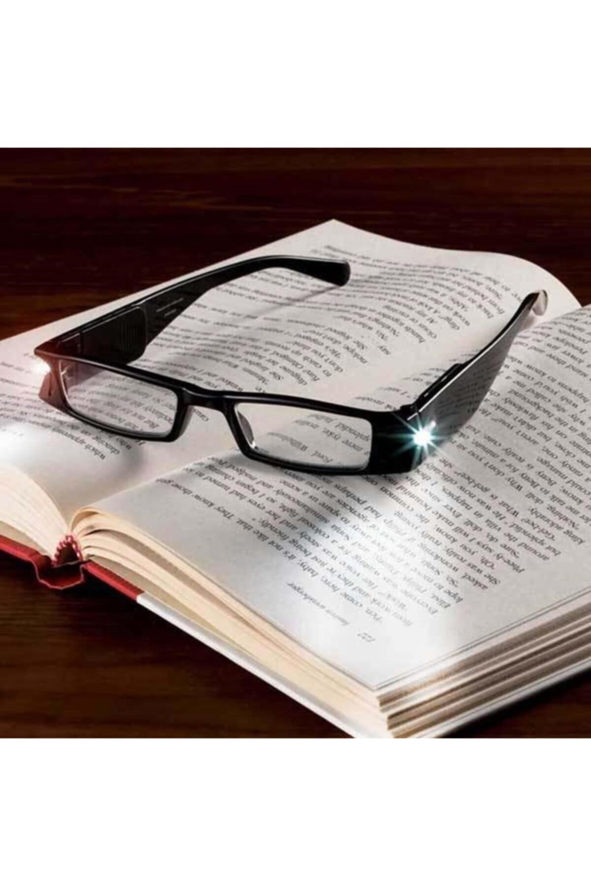Led Illuminated Practical Lensless Book Lighting Goggles Reading Lamp