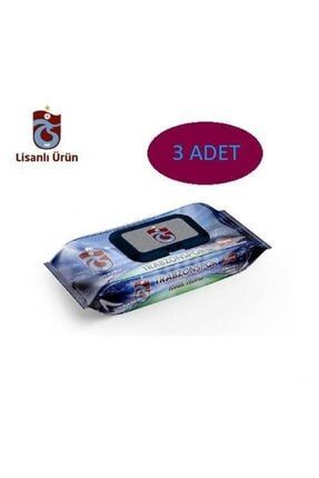Trabzonspor Taraftar Islak Mendil 56x3 Adet 86817716215061