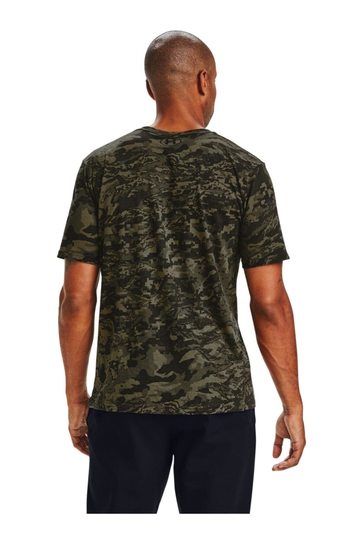تی شرت ورزشی مشکی مردانه آستین کوتاه ABC Camo 1357727 001 Under Armour