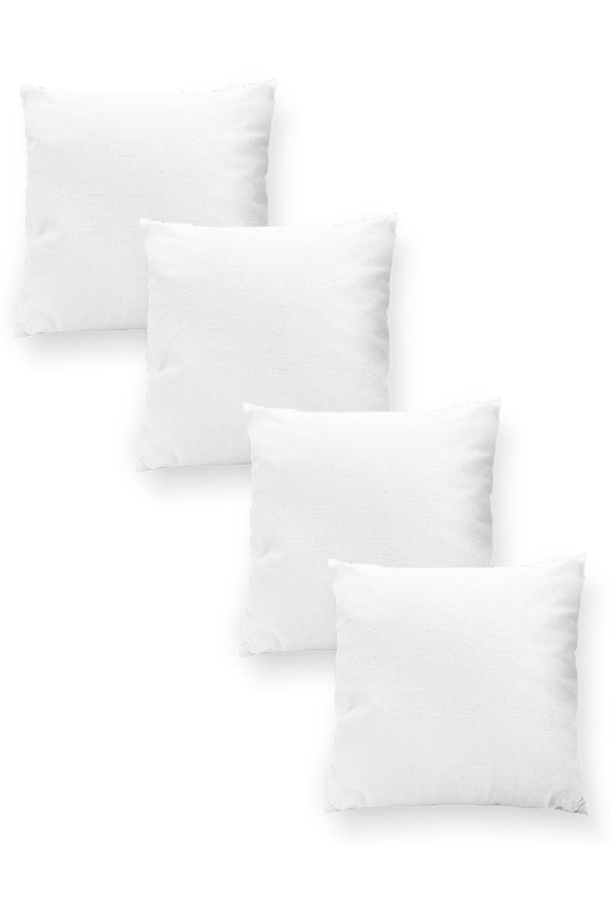 YEN CE Throw Pillow Set of 4 Inner Pillows with Beads and Silicone Fiber Filling