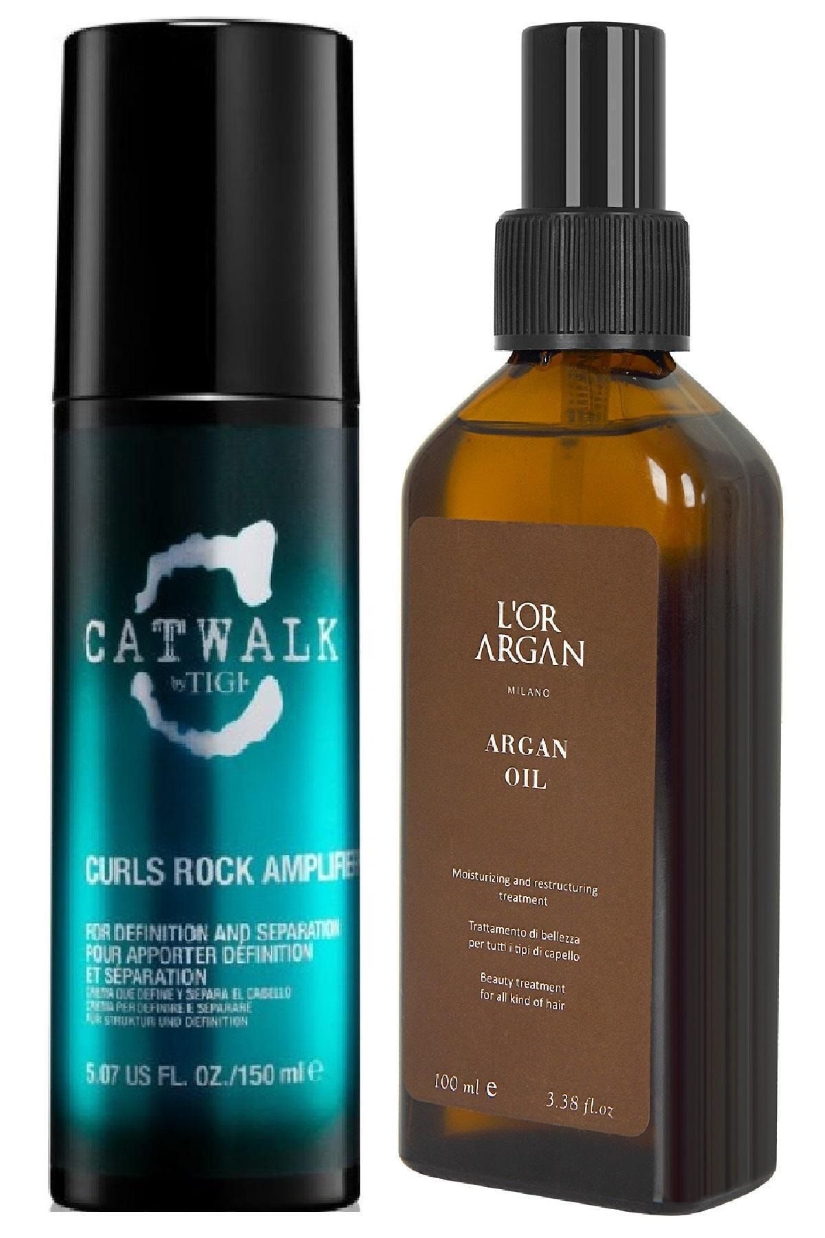 Catwalk Curls Rock Amplifier 150ml + Lor Argan Milano Argan Bakım Yağı 100ml