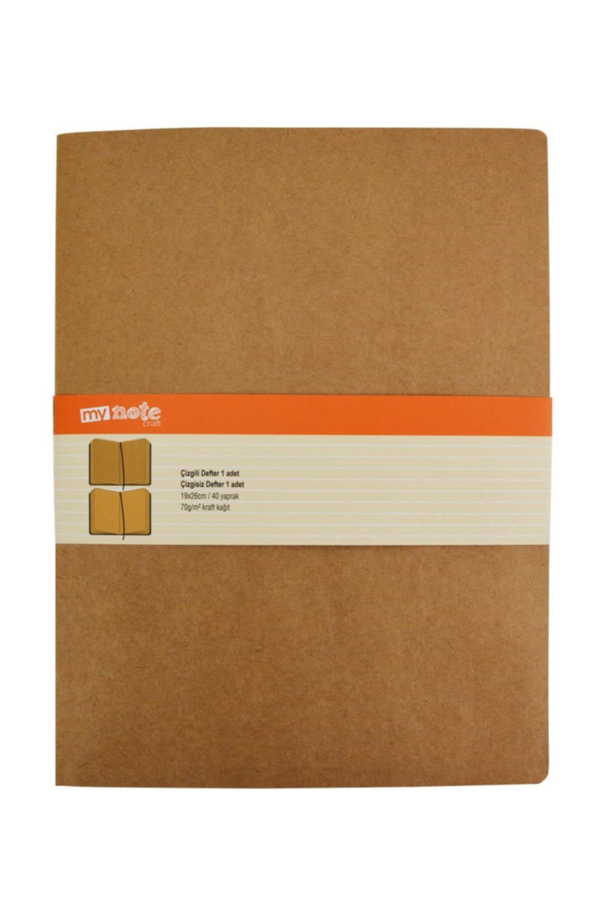 Umix-Mynote Kraft Double Notebook 19x26cm 40 Sheets 70gr N:myn116-ç-d 1