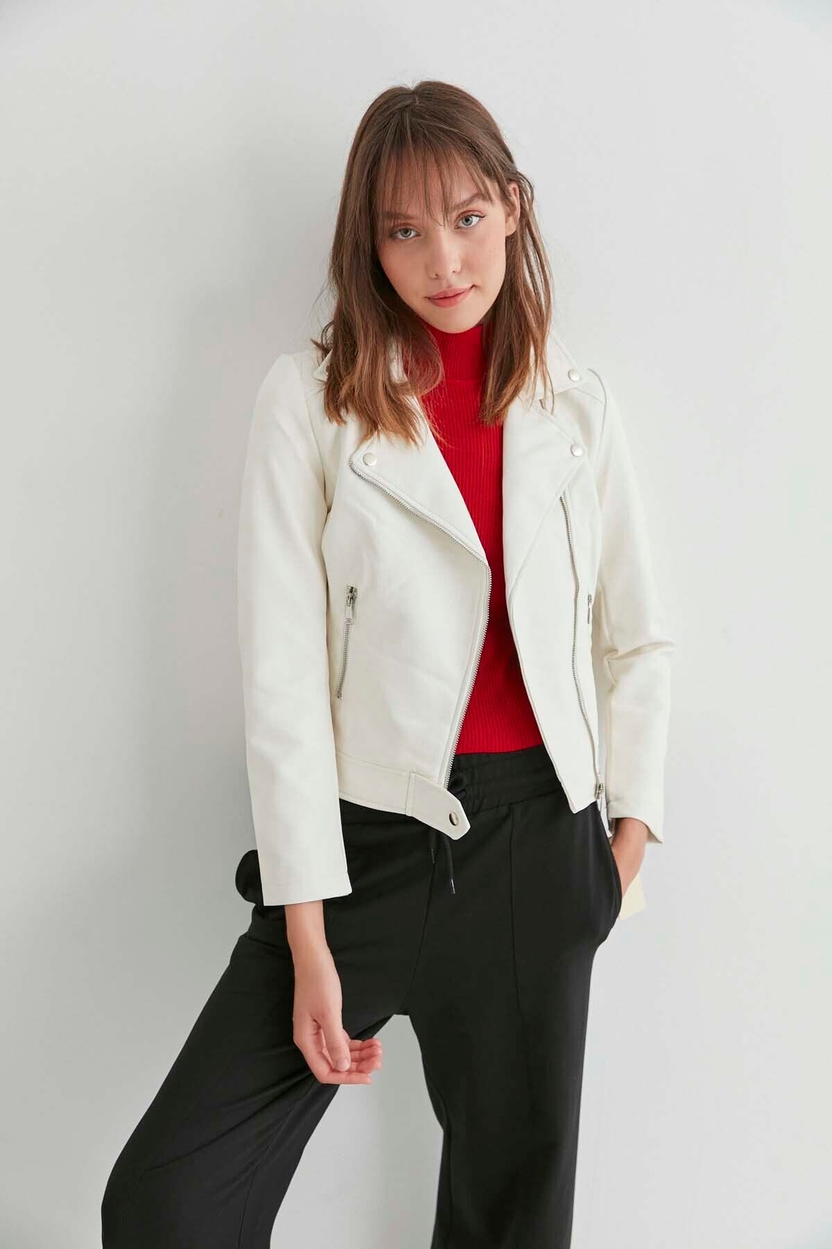 Double breasted zipper jacket cheap