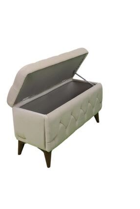 vavonni sandikli puf bench puf 120 cm krem fiyati yorumlari trendyol