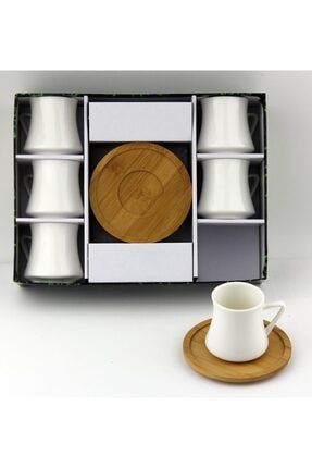 Porselen Bambu Tabak Kahve Fincan Takımı 2561 lvn-02561