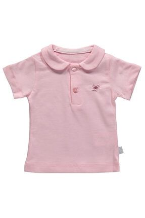 Kız Bebek Pembe Yakalı T-Shirt 251487_109537