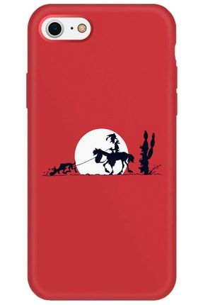 Iphone 8 Lansman Red Kit Desenli Telefon Kılıfı IP8LN-189