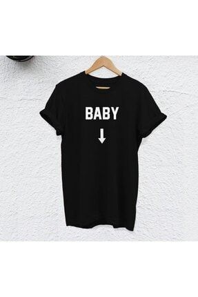 Baby Baskılı Hamile Tshirt Tasarım BBHTTKS89