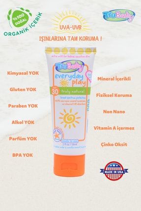 Trubaby Everyday Play Spf 30 Mineral Sunscreen 58 ml 80024