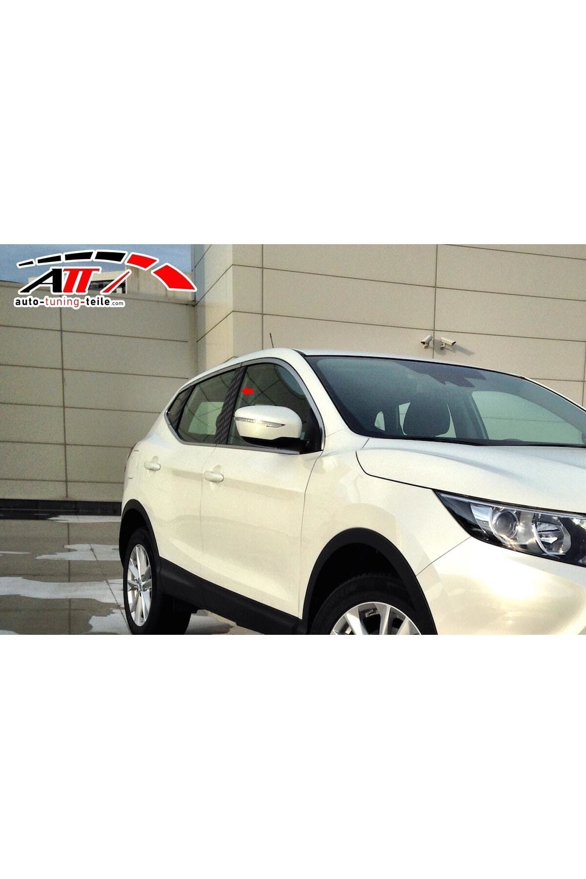 Genel Markalar Nissan Qashqai J11 2014 Karbon Kapı Direği Kaplaması Cam ...
