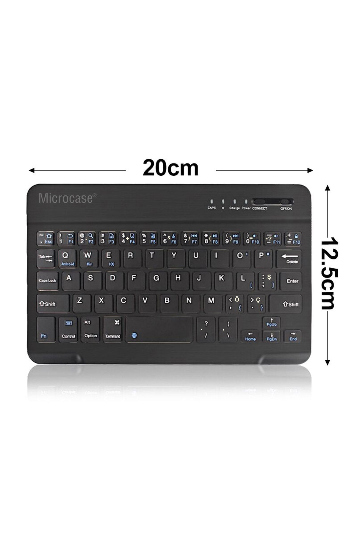 Lenovo Tab M8 Tb-8505f 8505x Uyumlu Bluetooth Klavye 20 Cm (tr Sticker) +tablet Standı-al2760 4