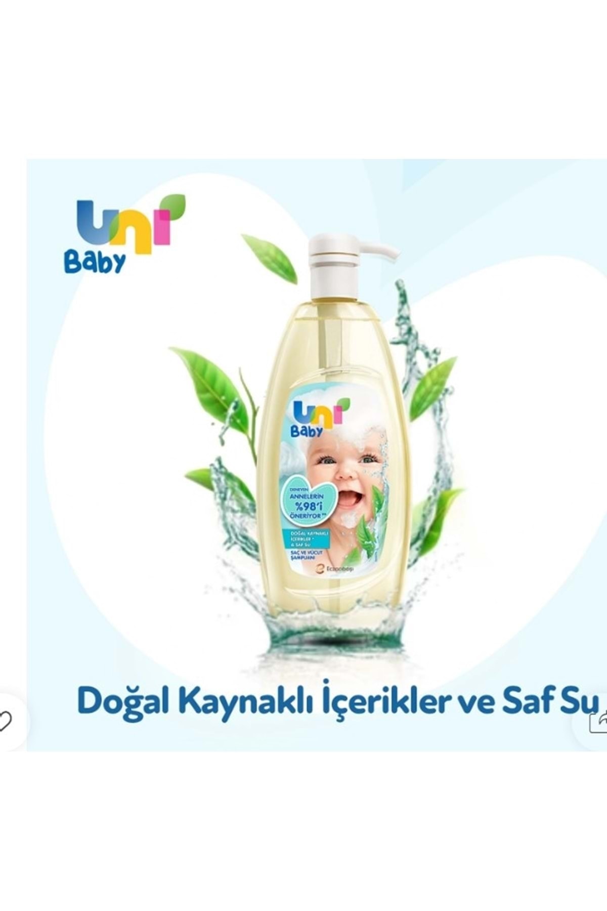 شامپو کودک و نوزاد   Uni Baby | PAKETUNİBABY129 اورجینال - تصویر 5