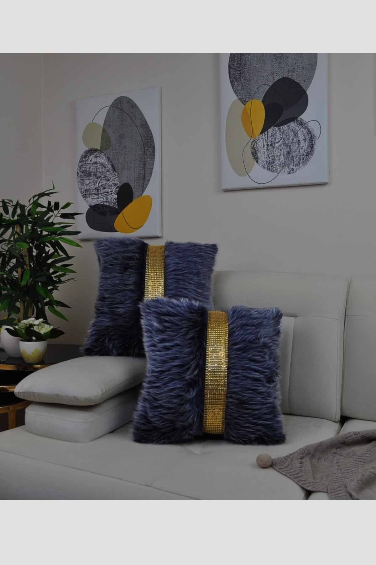 Pillow covers navy deals blue