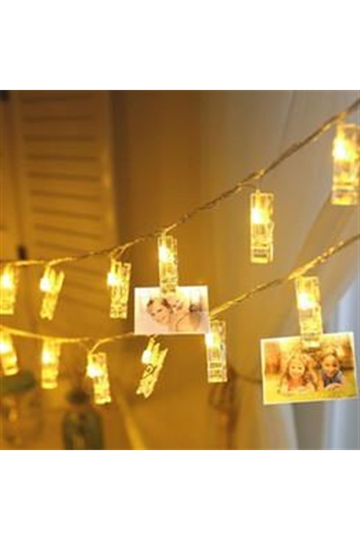 Atif Led Xnews 3 Metre 20'li Led Işıklı Atif Fotoğraf Askılığı Mandalları ...