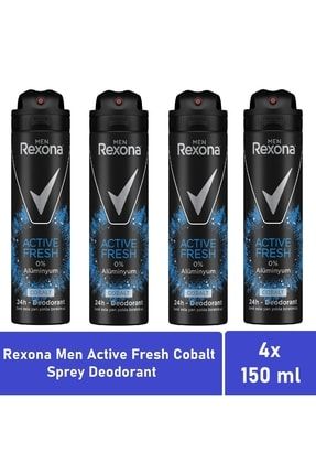 Men Deodorant Active Fresh Cobalt 150 Ml - 4'lü Avantaj Paketi TaBiiKi8690637880544-004