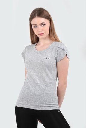 Mıkala Kadın T-shirt Gri ST12TK223