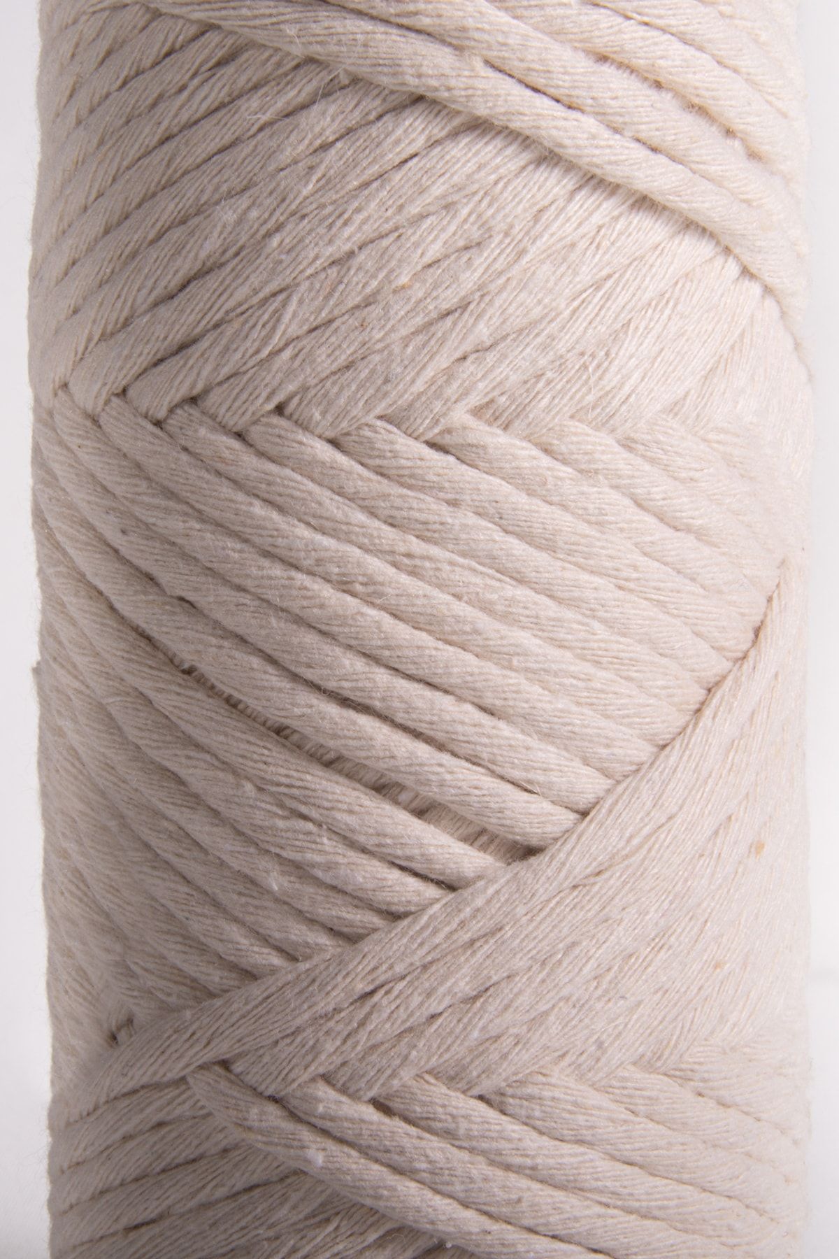 SENSY-Premium Carded Macrame Rope Macrame Cardable Cotton Macrame Rope Ecru 3