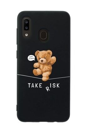 Samsung A20 Take Risk Premium Silikonlu Telefon Kılıfı samsa20syhtakerisk