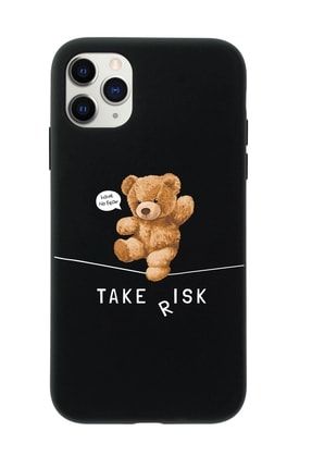 Iphone 11 Pro Max Uyumlu Take Risk Premium Silikonlu Telefon Kılıfı iph11pmxsyhtakerisk