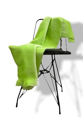 Zp-lutur- Tüy Dökmez Ithal Açık Yeşil Peluş Kumaş 100x150 Cm Ev Tekstil