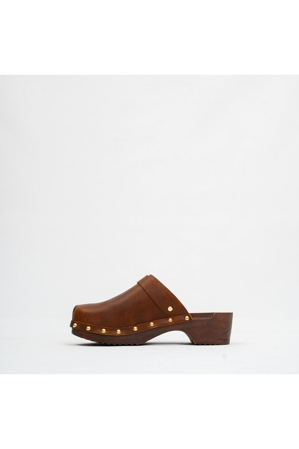 دمپایی چند رنگ زنانه قهوه پاشنه چرمی اصلی TK02 DaphneSandals