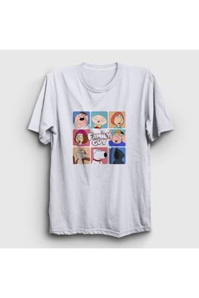 Unisex Beyaz Poster Family Guy T-shirt 300838tt
