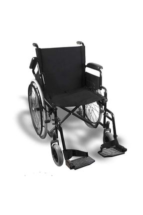 Chair Standart Katlanabilir Tekerlekli Sandalye Siyah 567474