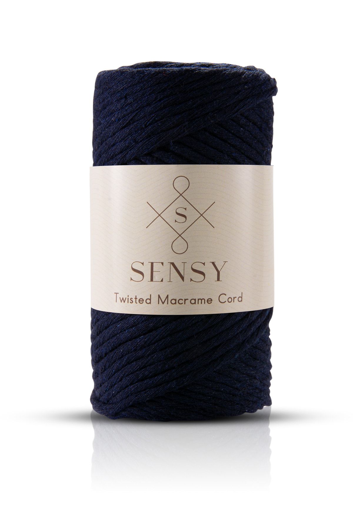 SENSY-Premium Scanned Macrame Macrame Hobby Thread Navy Blue 2