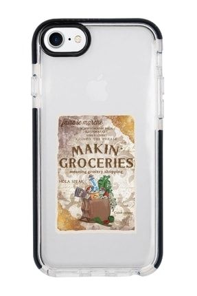 Iphone 8 Makin Groceries Candy Bumper Silikonlu Telefon Kılıfı MCCBMKNGRCRS33