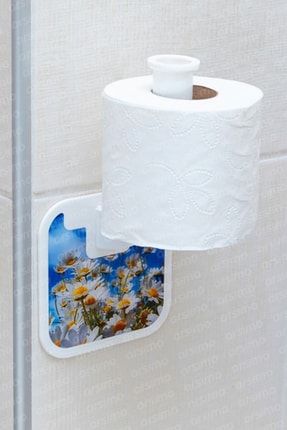 Yapışkanlı Pratik Tuvalet Kağıtlığı | Manzara Görselli Pratik Yapıştırmalı Tuvalet Kağıdı Tutucu TYC00476577958