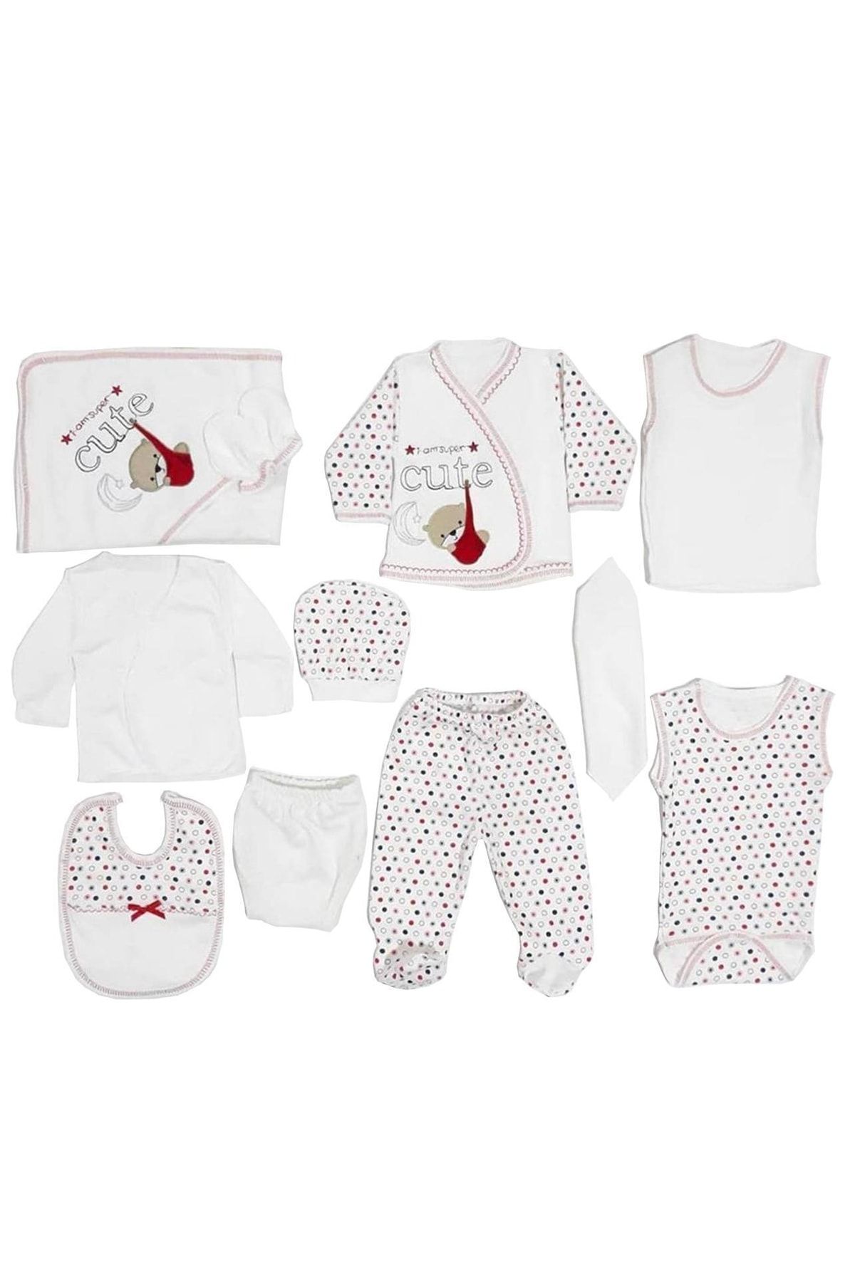 Боди для новорожденных Bombino O Bebe Cute 11 Li, комплект боди для новорожденных cute11likred