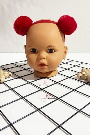 Kız Bebek Ponponlu Saç Bandı Bebeci.000153
