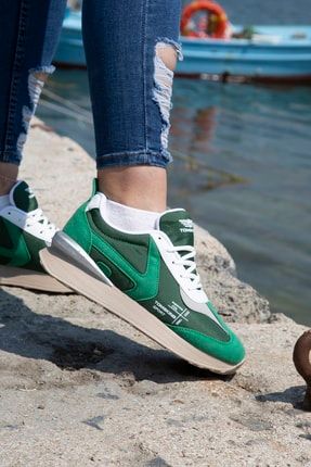 Kadın Yeşil Sneaker Günlük Spor Ayakkabı 2094 TOMSKING-2094