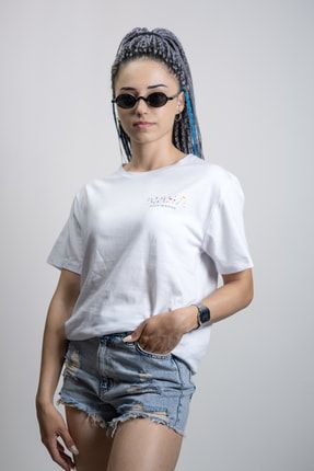 Nasa Baskılı Bisiklet Yaka T-shirt PH100001