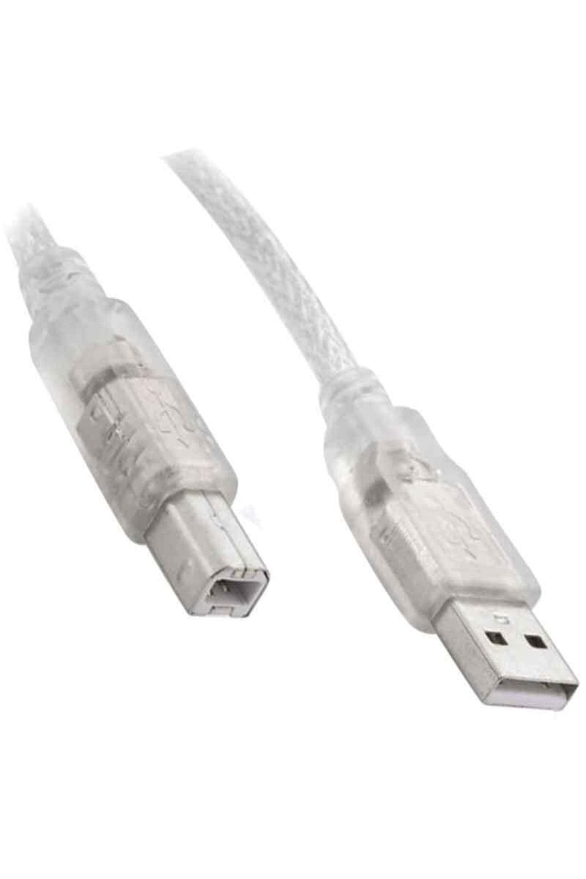 Genel Markalar Usb Yazıcı Kablosu 5 Mt 2.0 Şeffaf Sl-u2005 * Ac-up05