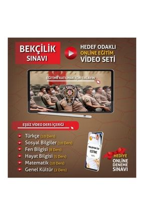 Bekçilik Sınavı- 2022 Bekçilik Video Ders Hazırlık Seti (türkiye Geneli Deneme Sınavı ) onlinestyr1rt