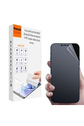 Iphone 13 Pro Uyumlu Kırılmaz Cam Özel Kesim Mat Hydrogel Film TYC00477447034
