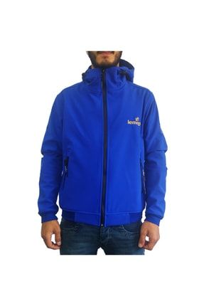 Softshell Kapşonlu Ceket Mavi Xl GİYİM.051