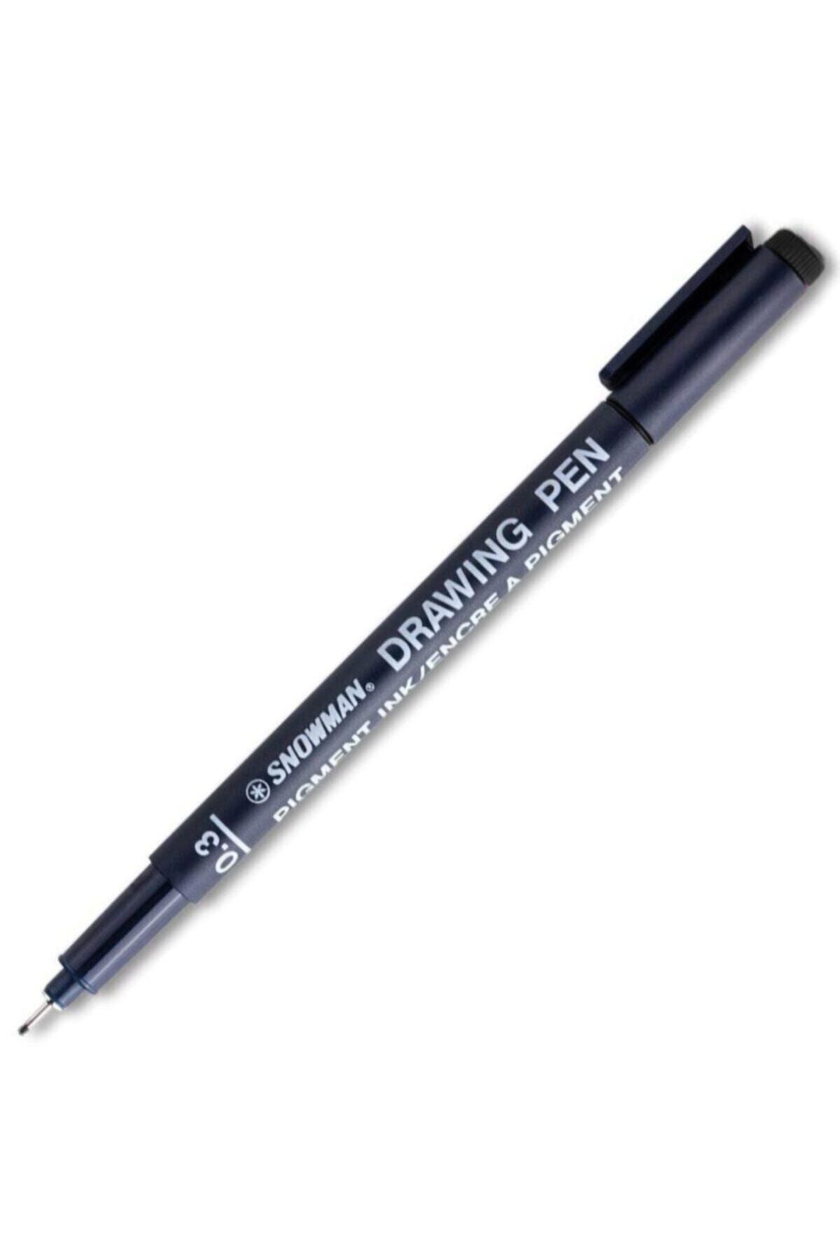 Snowman drawing pen discount