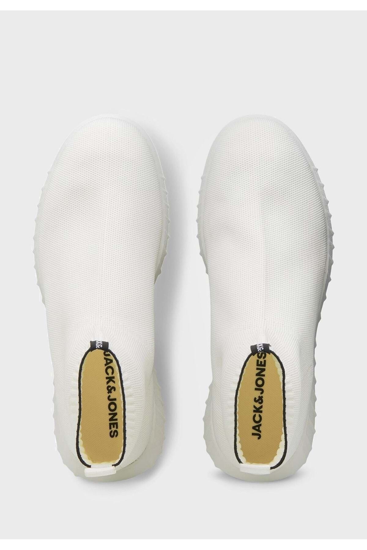 کفش اسنیکر جک اند جونز مردانه پارچه سفید  راسته      اسپرت | Jack & Jones 121946933 TR - تصویر 4