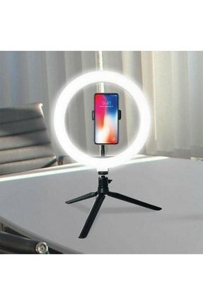8inç 20cm Youtube Instagram Tiktok Selfie Stüdyo Video Fotoğraf Ring Light Tripod Led Halka Işık 89C66YT1241