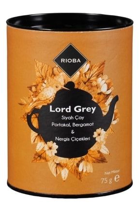 Lord Grey Çay, Siyah Çay, Portakal, Bergamot & Nergis Çiçekleri Çayı ~ 75 G Burfeznewriocar