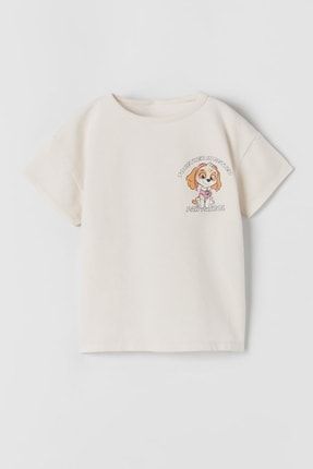 Yeni Sezon Baskılı Kız Çocuk T-shirt hvs-tsh-000