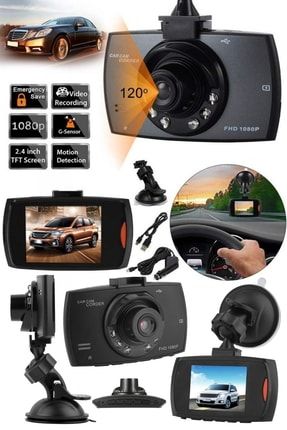 Araba Cama Takılan Sürüş Yolculuk Kaydeden Video Kayıt Kamerası 1080p Hd Gece Görüşlü Kamera Güvenli blu20a
