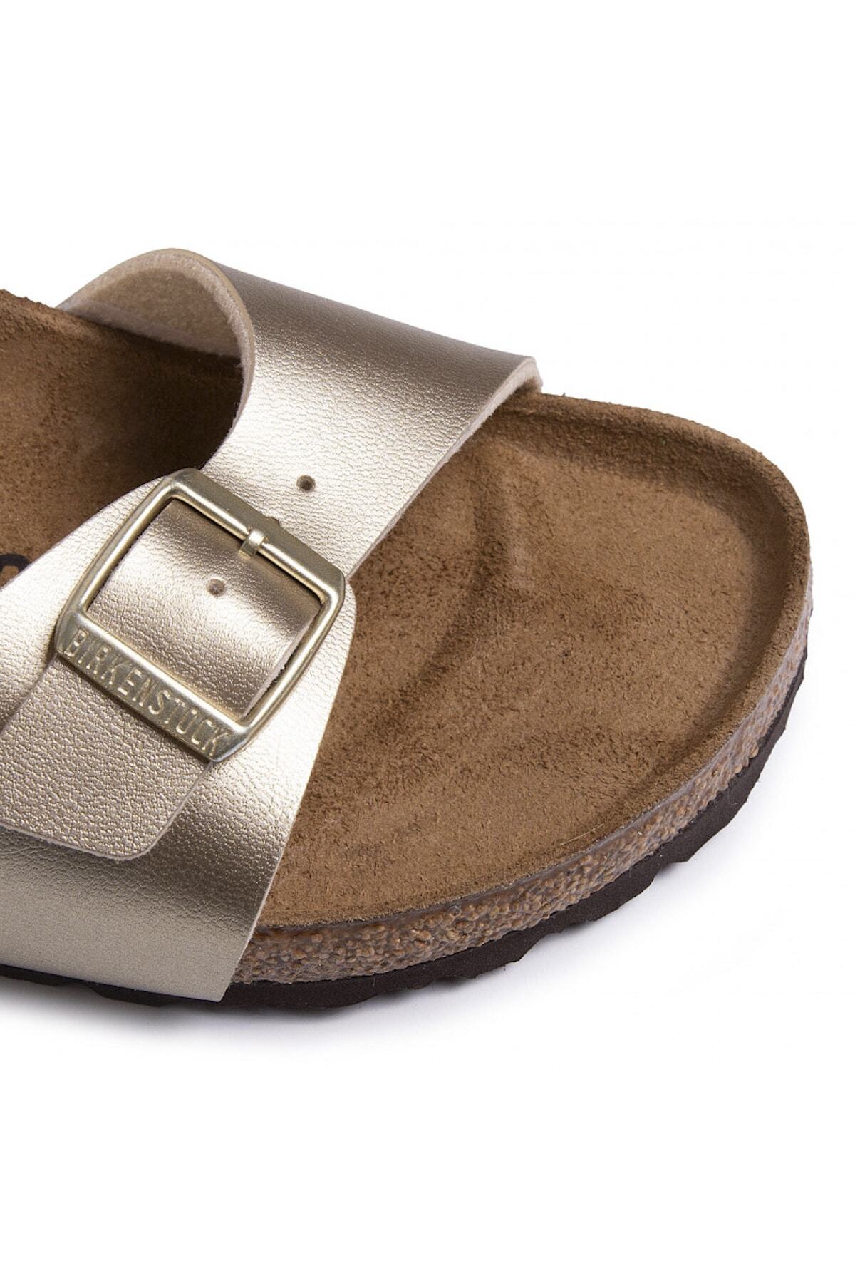 دمپایی بیرکن استاک زنانه  طلایی اسپرت راسته      کژوال/روزمره | Birkenstock 1BRKW2022001 DE - تصویر 5