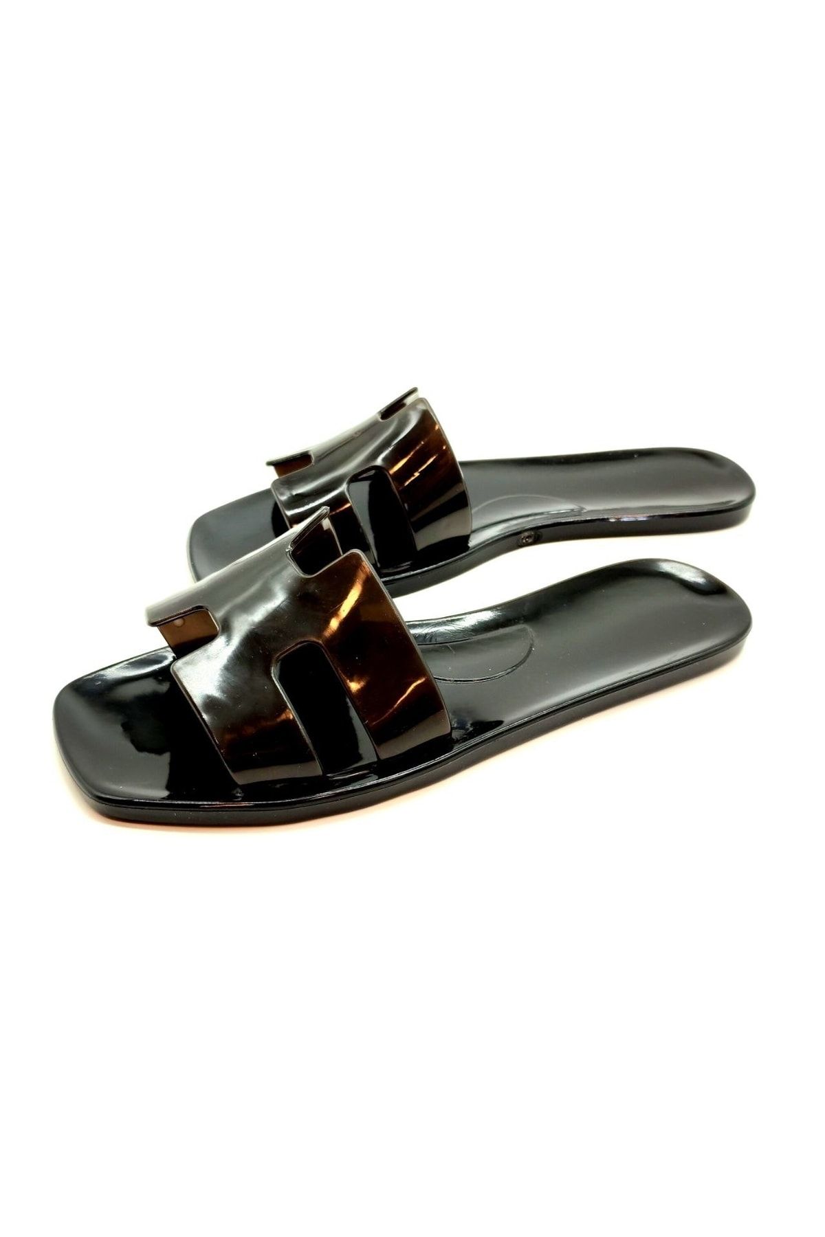 Rebel shoes-Hermes Model Black Soft and Flexible Slippers - Durable 2