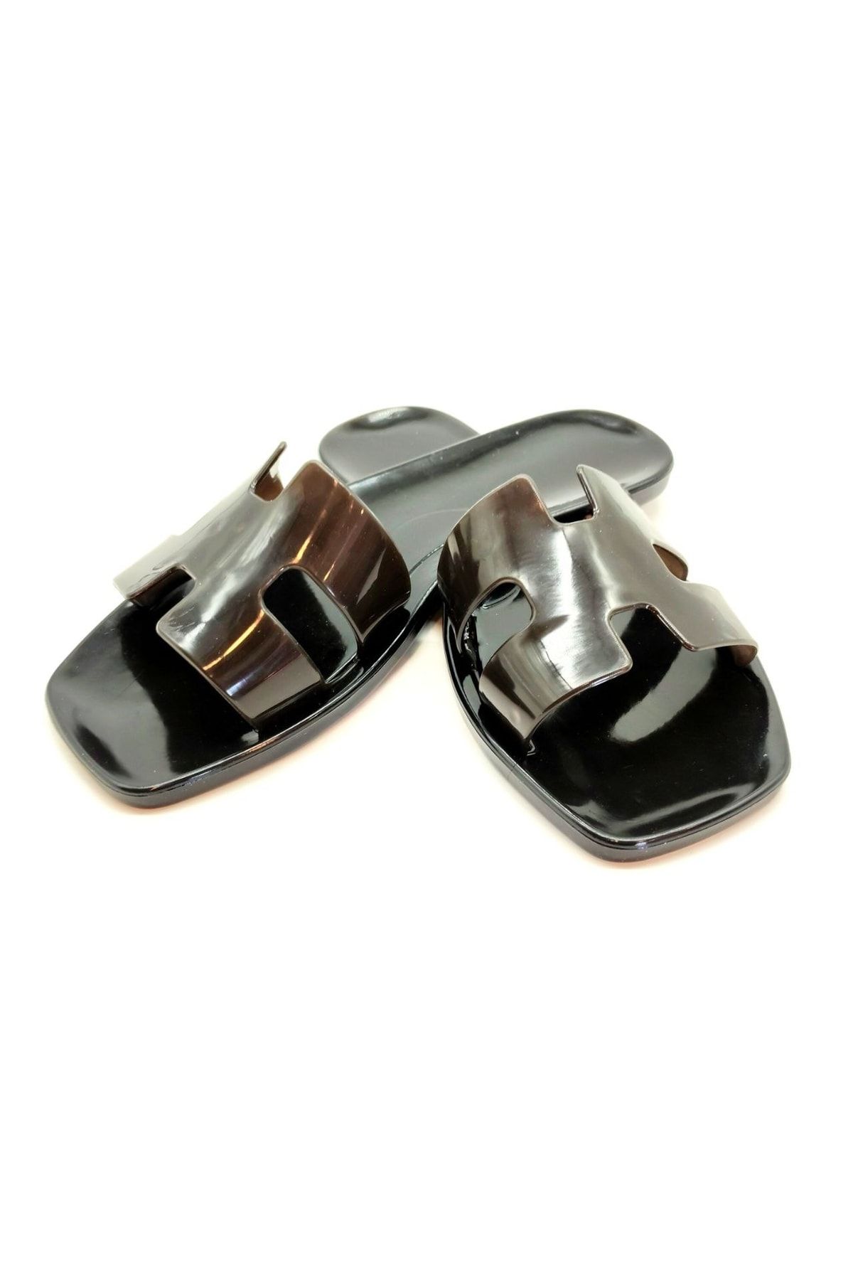 Rebel shoes-Hermes Model Black Soft and Flexible Slippers - Durable 4