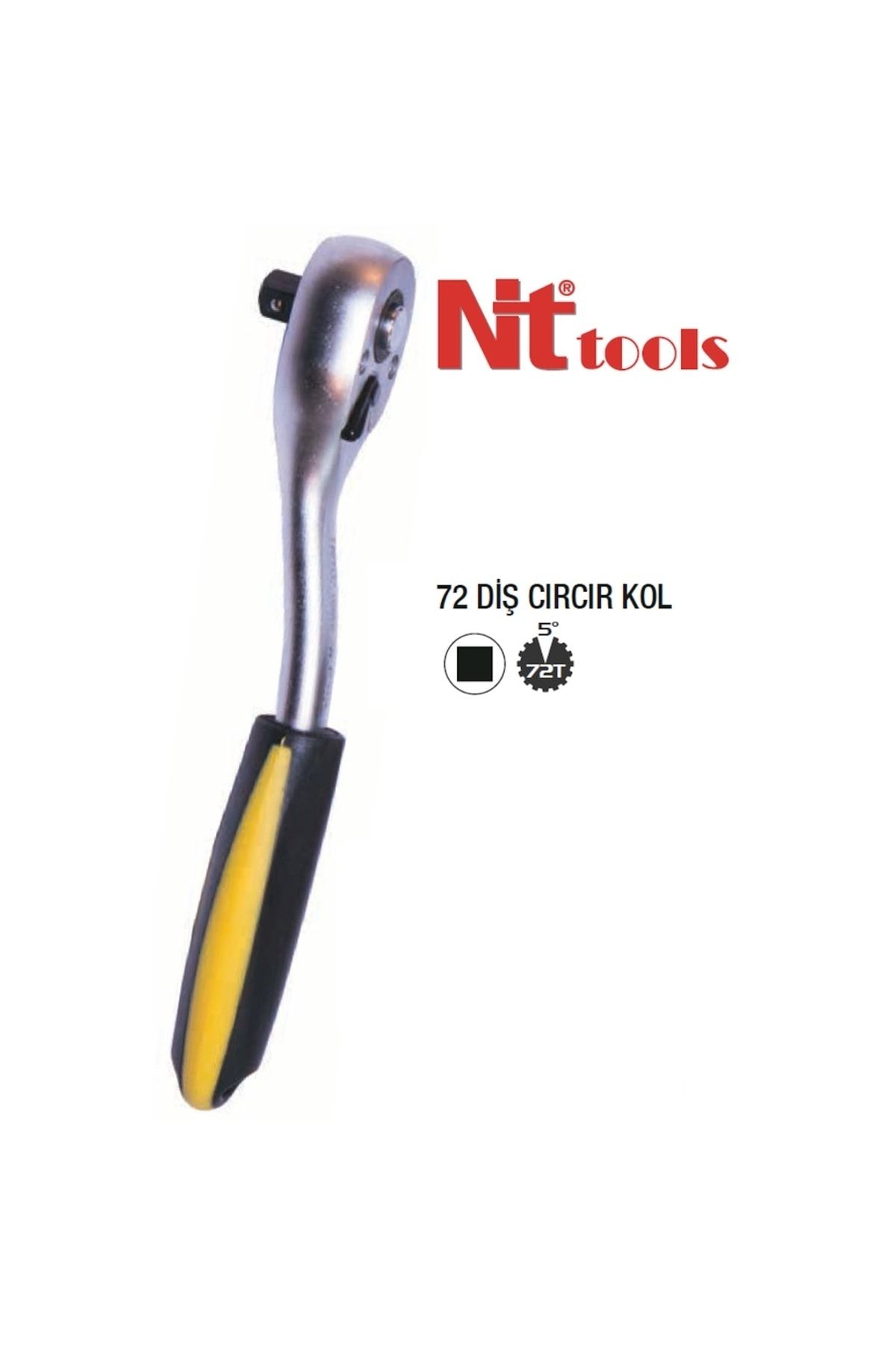 Ручка с трещоткой Nt Tools, 1/4, 72 зубца, TYC00475287717